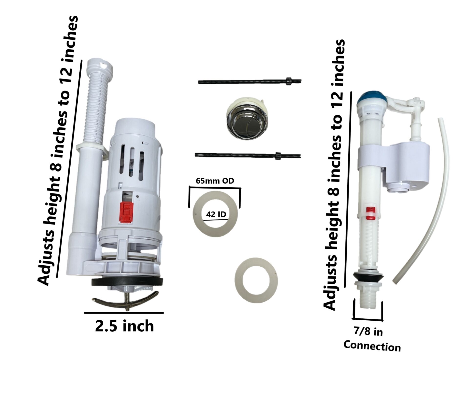 Toto Aquia Toilet One Piece Complete Kits