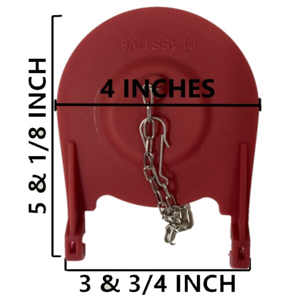 Kohler Cross 4 Inch Toilet Flapper with Narrow 2.5 Inch Wingspan Flapper (2 Packs) - Image 5