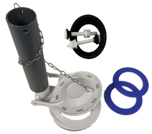 3-Inch Two-piece Flush Valve with Adjustable Tube & Two Extra Seals - Image 4