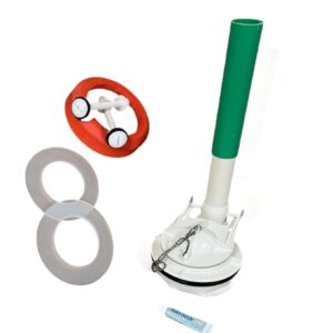 Champion 4 Toilet Flush Valve with 2 Extra Seals, Power Flusher by NuFlush