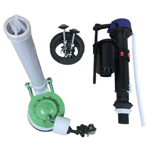 2 Piece Flush Valve with Stainless Steel Bolt Dartmouth Series Toilet for Eljer - Models # 091-2510 & 091-2515