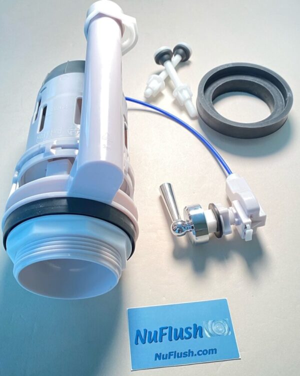 Dual Flush Valve With Cable Activated Flush Handle For 3inch Two Piece