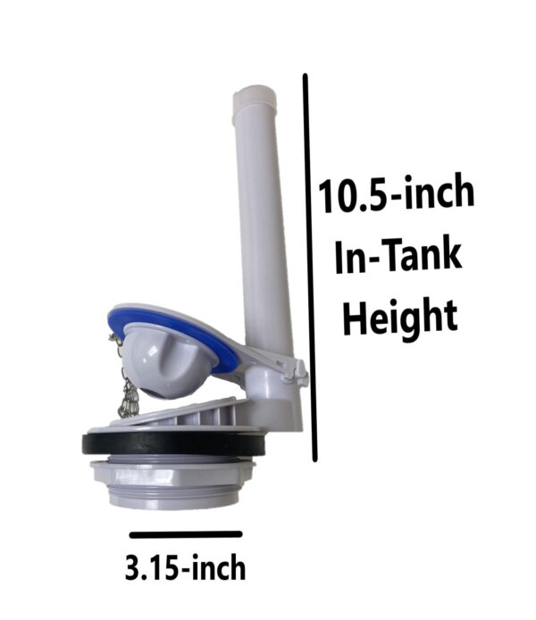 Penguin 3-inch Flush Valve for Two-piece Toilets by Nuflush