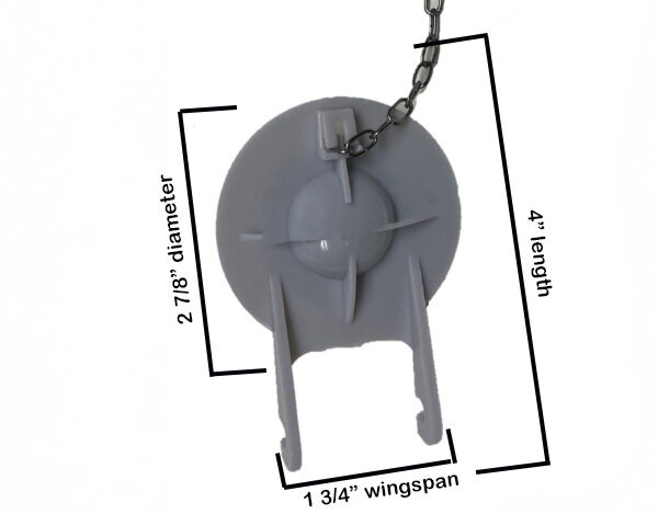 2-Inch Hardbody Toilet Flapper with Flexible Silicone Seals by NuFlush