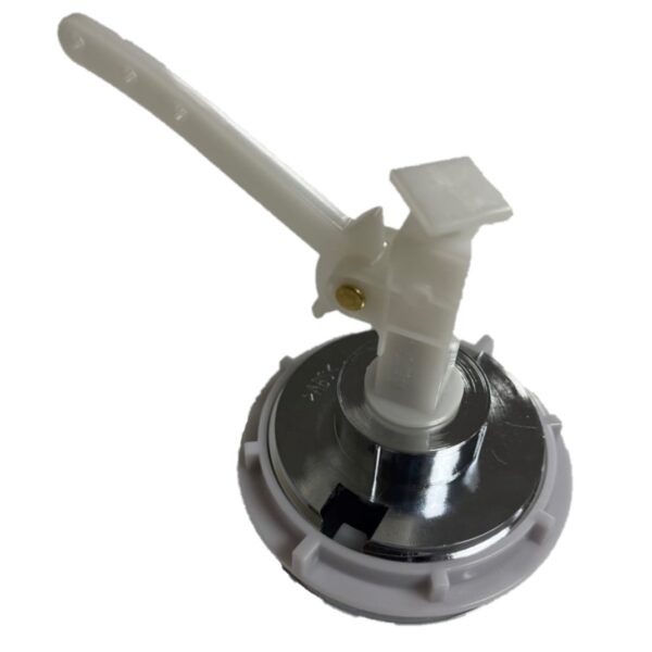 Chrome-Plated Single Flush Button for Toilet, Ratchet (58 mm) - Image 9