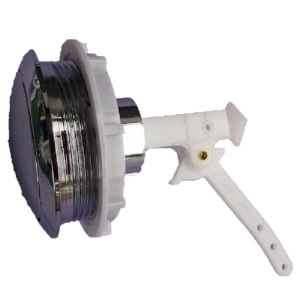Chrome-Plated Single Flush Button for Toilet, Ratchet (58 mm) - Image 3