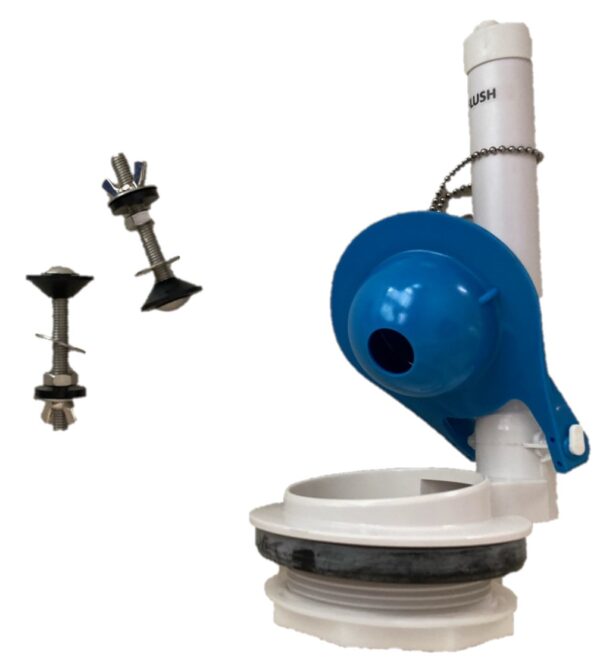 Niagara 3-inch Flush Valve Assembly with Blue Flapper for Two-Piece Toilets - Image 6