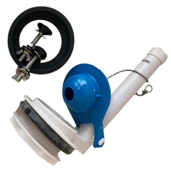 Niagara 3-inch Flush Valve Assembly with Blue Flapper for Two-Piece Toilets - Image 3